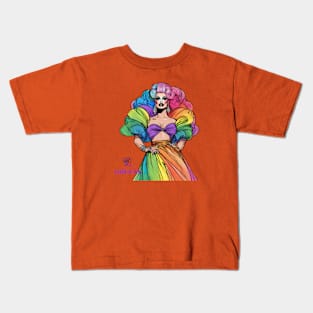 Rainbow Drag Queen Kids T-Shirt